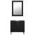 Set mobilier de baie, 2 piese, negru, lemn compozit GartenMobel Dekor