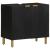Set mobilier de baie, 2 piese, negru, lemn compozit GartenMobel Dekor
