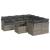 Set canapele de grădină, 9 piese, cu perne, gri, poliratan GartenMobel Dekor