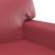 Canapea cu 2 locuri, roșu vin, 120 cm, material textil GartenMobel Dekor