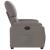 Fotoliu rabatabil, gri taupe, material textil GartenMobel Dekor