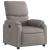 Fotoliu rabatabil, gri taupe, material textil GartenMobel Dekor