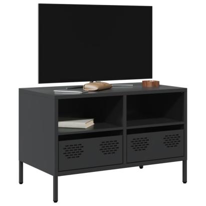 Dulap TV, negru, 68x39x43,5 cm, oțel laminat la rece GartenMobel Dekor