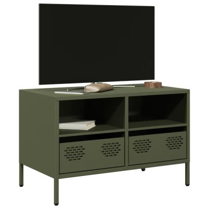 Dulap TV, verde măsliniu, 68x39x43,5 cm, oțel laminat la rece GartenMobel Dekor