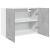 Dulap suspendat, gri beton, 80 x 31 x 60 cm, PAL GartenMobel Dekor