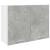 Dulap suspendat, gri beton, 80 x 31 x 60 cm, PAL GartenMobel Dekor