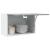 Dulap suspendat, gri beton, 60 x 31 x 40 cm, PAL GartenMobel Dekor