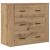 Dulap, stejar artizanal, 80x33x70 cm, lemn prelucrat GartenMobel Dekor
