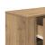Dulap, stejar artizanal, 80x33x70 cm, lemn prelucrat GartenMobel Dekor