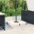 Set bază de umbrelă soare 4 piese pentru suport cruce 100 kg PP GartenMobel Dekor