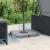 Set bază de umbrelă soare 4 piese pentru suport cruce 100 kg PP GartenMobel Dekor