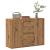 Dulap, stejar artizanal, 88x30x64 cm, lemn prelucrat GartenMobel Dekor