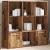 Bibliotecă, lemn vechi, 98x29x97,5 cm, lemn prelucrat GartenMobel Dekor