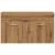 Dulap chiuvetă baie, stejar artizanal 90x38,5x46 cm lemn GartenMobel Dekor