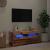 Dulap TV cu lumini LED lemn vechi 100x35x40 cm lemn prelucrat GartenMobel Dekor
