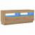 Dulap TV lumini LED stejar artizanal 100x35x40cm lemn prelucrat GartenMobel Dekor