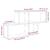 Raft de perete, lemn vechi, 100x18x53 cm, lemn prelucrat GartenMobel Dekor