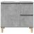 Dulap de chiuvetă, gri beton, 65x33x60 cm, lemn prelucrat GartenMobel Dekor