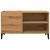 Dulap discuri stejar artizanal, 84,5x38x48 cm, lemn prelucrat GartenMobel Dekor