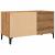 Dulap discuri stejar artizanal, 84,5x38x48 cm, lemn prelucrat GartenMobel Dekor