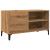 Dulap discuri stejar artizanal, 84,5x38x48 cm, lemn prelucrat GartenMobel Dekor