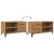 Dulap discuri stejar artizanal, 84,5x38x48 cm, lemn prelucrat GartenMobel Dekor