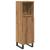 Dulap de baie, stejar artizanal, 30x30x100 cm, lemn prelucrat GartenMobel Dekor
