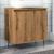 Dulap de baie, stejar artizanal, 58x33x60 cm, lemn prelucrat GartenMobel Dekor