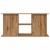 Suport acvariu, stejar artizanal, 121x41x58 cm, lemn prelucrat GartenMobel Dekor