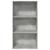 Bibliotecă, gri beton, 60x30x114 cm, lemn prelucrat GartenMobel Dekor