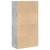 Bibliotecă, gri beton, 60x30x114 cm, lemn prelucrat GartenMobel Dekor