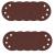 Set 10 hartie abraziva P80 8gauri 180mm FarmGarden AgroTrade