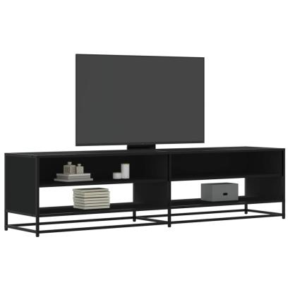 Comodă TV, negru, 180,5x40x46 cm, lemn prelucrat GartenMobel Dekor