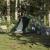 Cort de camping tunel pentru 3 persoane, camuflaj, impermeabil GartenMobel Dekor