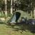 Cort camping tunel pentru 2 persoane verde măsliniu impermeabil GartenMobel Dekor