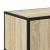 Dulap TV, stejar sonoma, 80x34,5x40 cm, lemn prelucrat și metal GartenMobel Dekor