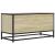 Dulap TV, stejar sonoma, 80x34,5x40 cm, lemn prelucrat și metal GartenMobel Dekor