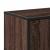 Dulap TV, stejar maro, 80x34,5x40 cm, lemn prelucrat și metal GartenMobel Dekor