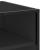 Dulap TV, negru, 61x40x46 cm, lemn prelucrat și metal GartenMobel Dekor