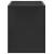 Dulap TV, negru, 80x31x39,5 cm, lemn prelucrat și metal GartenMobel Dekor