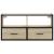 Dulap TV, stejar sonoma, 80x31x39,5 cm, lemn prelucrat și metal GartenMobel Dekor