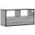 Dulap TV, gri sonoma, 80x31x39,5 cm, lemn prelucrat și metal GartenMobel Dekor