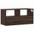Dulap TV, stejar maro, 80x31x39,5 cm, lemn prelucrat și metal GartenMobel Dekor