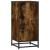 Dulap, stejar fumuriu, 35,5x35x76 cm, lemn prelucrat și metal GartenMobel Dekor