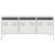 Dulap TV, alb, 101,5x39x43,5 cm, oțel laminat la rece GartenMobel Dekor