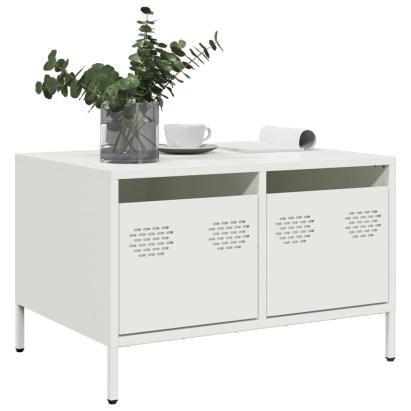 Dulap TV, alb, 68x50x43,5 cm, oțel laminat la rece GartenMobel Dekor
