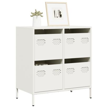 Dulap, alb, 68x39x73,5 cm, oțel laminat la rece GartenMobel Dekor