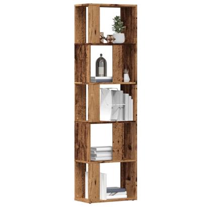 Bibliotecă, lemn vechi, 45x24x159 cm, lemn prelucrat GartenMobel Dekor