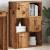 Bibliotecă, lemn vechi, 60,5x30x90 cm, lemn prelucrat GartenMobel Dekor
