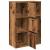 Bibliotecă, lemn vechi, 60,5x30x90 cm, lemn prelucrat GartenMobel Dekor